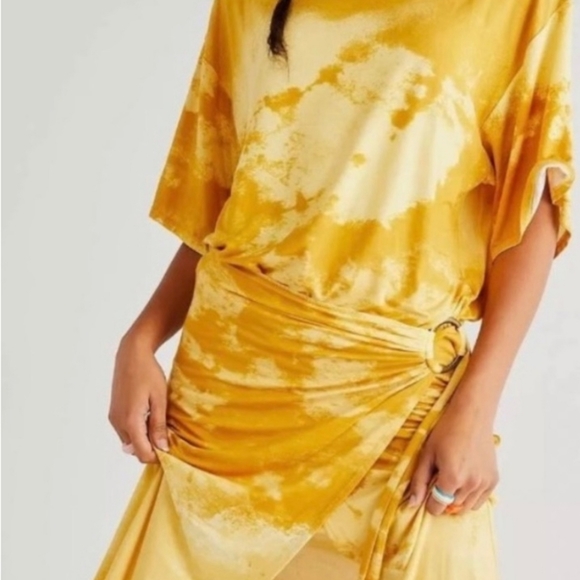 Free people Alyssa Wrap Dress Size L - Picture 4 of 7